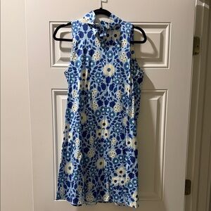 Tuckernuck Blue and White Floral Mini Dress